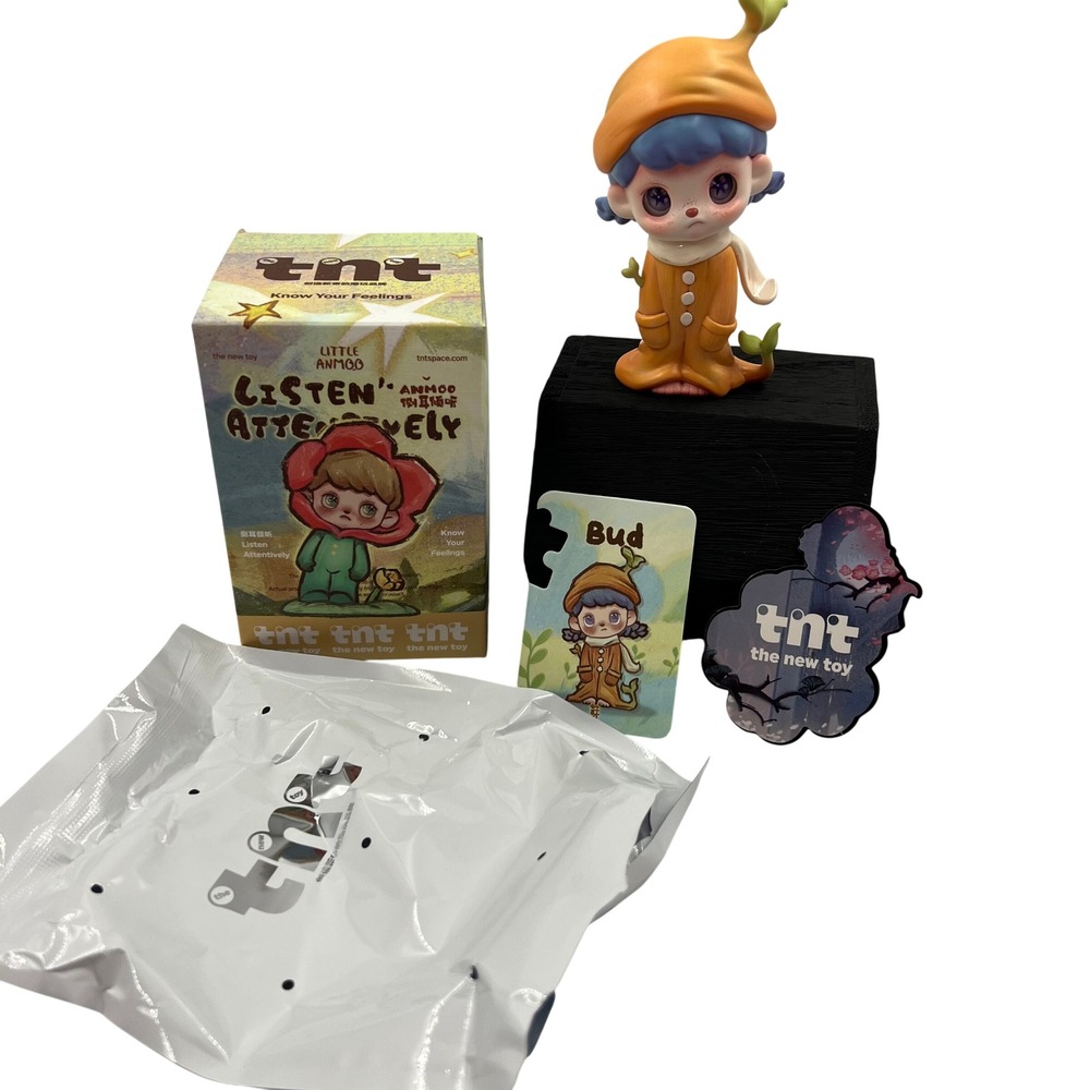 TNT Little Anmoo Listen Attentively Series Bud Blind Box Figure Designer Toy